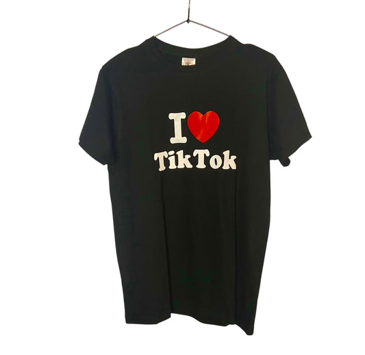 I ♥️ TikTok T-Shirt schwarz