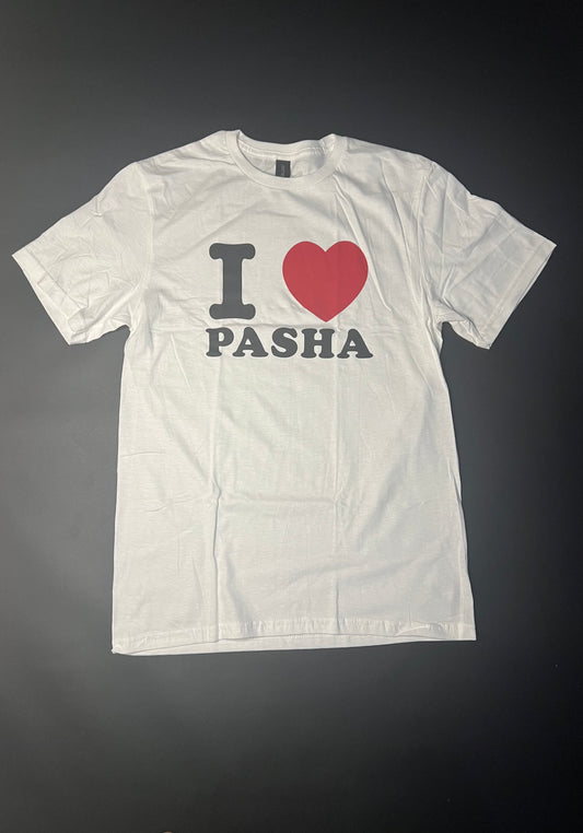 I ♥️ PASHA T-Shirt weiß