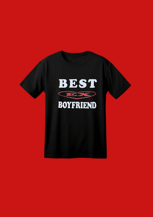 BEST EX BOYFRIEND T-Shirt schwarz