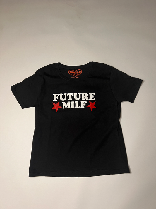 FUTURE MILF Crop-Top schwarz