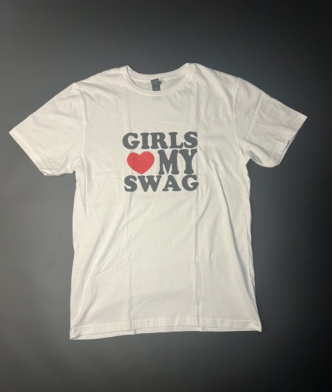 GIRLS ♥️ MY SWAG T-Shirt weiß